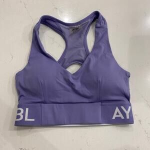 AYBL Racerback Sports Bra‎ Purple Size Small